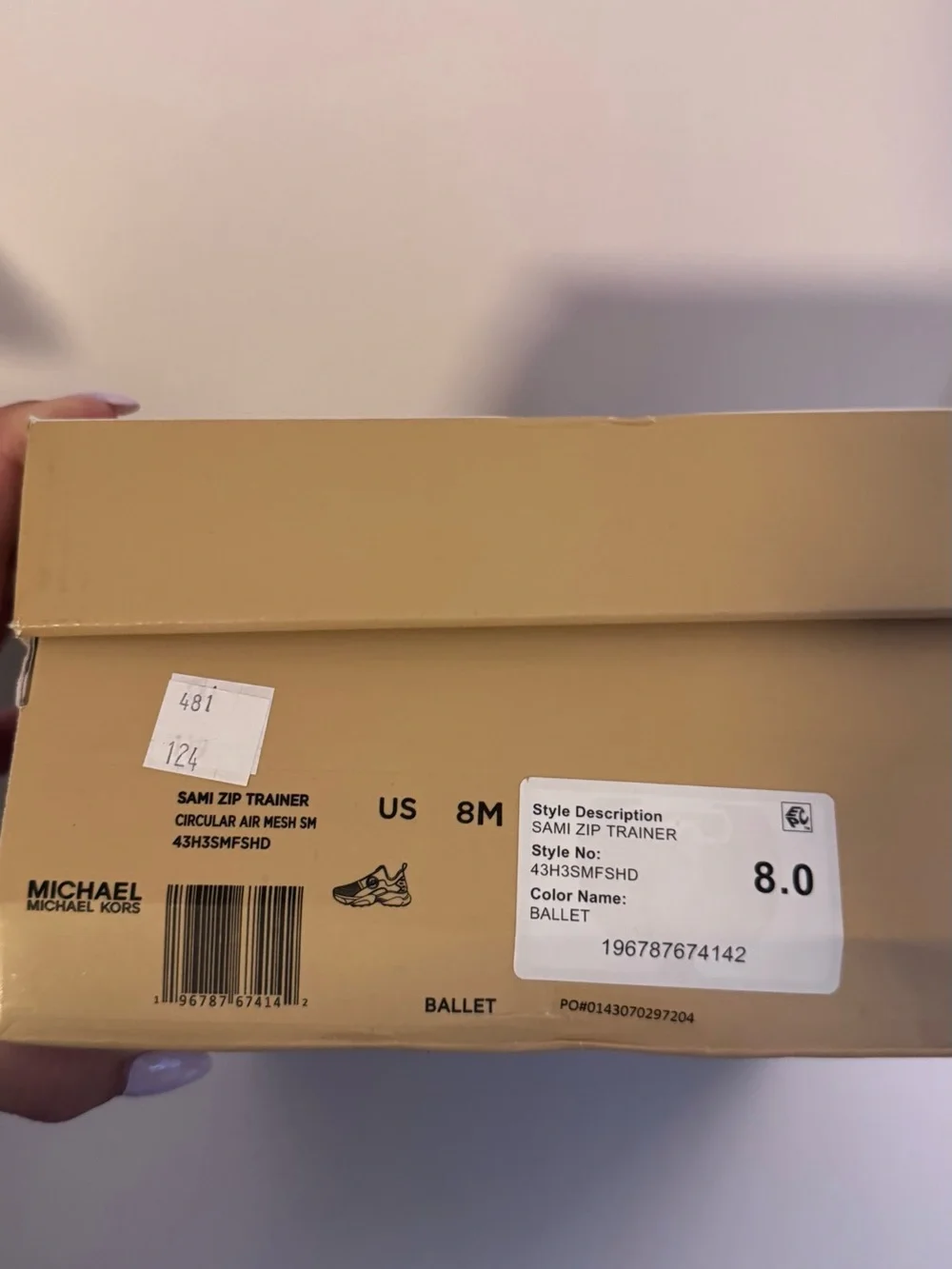 Michael Kors Ballet Beige Shoe Box with Logo